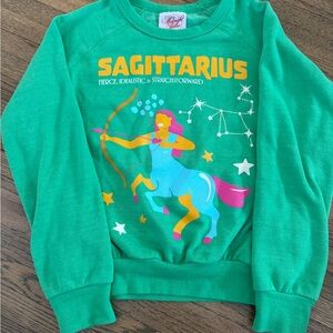 Midnight Rider Green Graphic Sweatshirt